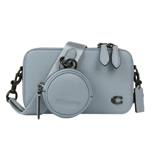 Túi xách Coach Túi đeo chéo - Túi Đeo Chéo Coach Leather Crossbody Bag CC070 Màu Xanh Xám - Vua Hàng Hiệu
