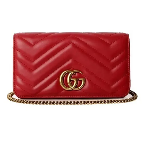 Túi xách - Túi Đeo Chéo Nữ Gucci GG Marmont Crossbody Bag 488426 Màu Đỏ - Vua Hàng Hiệu