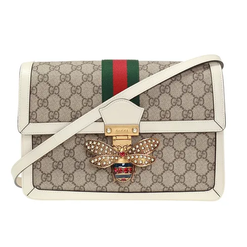 Túi xách Gucci - Túi Đeo Chéo Nữ Gucci Queen Margaret GG Supreme Medium Crossbody Bag Màu Be - Vua Hàng Hiệu