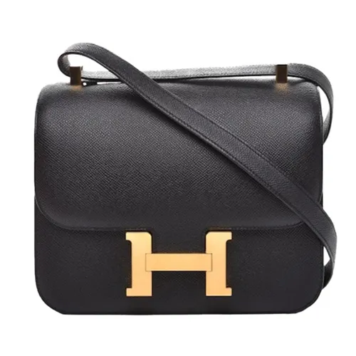 Túi xách Hermès - Túi Đeo Chéo Nữ Hermès Constance Crossbody Bag 18 Black/Gold Màu Đen - Vàng - Vua Hàng Hiệu