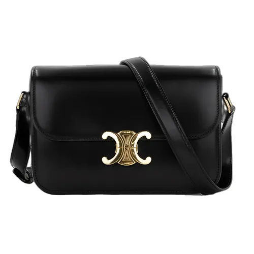 Celine - Túi Đeo Vai Nữ Celine Triophee Shoulder Bag Medium Màu Đen - Vua Hàng Hiệu