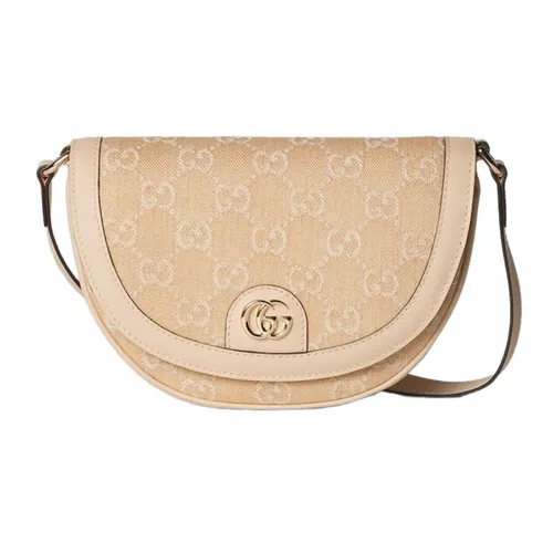 Túi Đeo Vai Nữ Gucci Ophidia Mini GG Shoulder Bag 757309 FAC8G 5701 Màu Be - Túi xách - Vua Hàng Hiệu