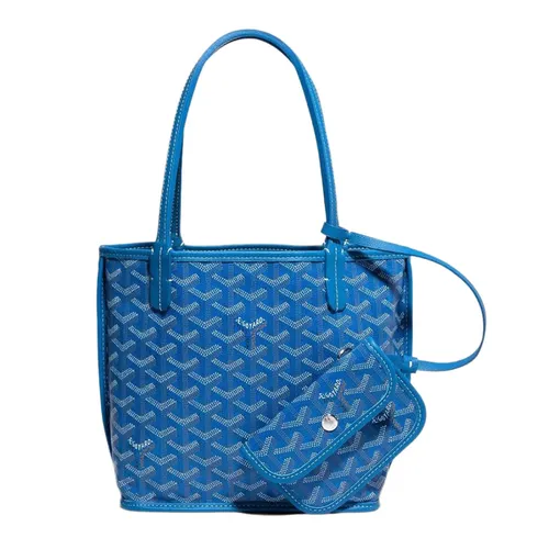 Túi xách Túi tote - Túi Tote Nữ Goyard Mini Anju Tote Bag Màu Xanh Da Trời - Vua Hàng Hiệu