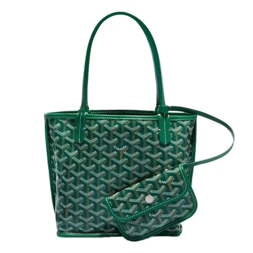 Túi xách Túi tote - Túi Tote Nữ Goyard Mini Anju Tote Bag Màu Xanh Green - Vua Hàng Hiệu