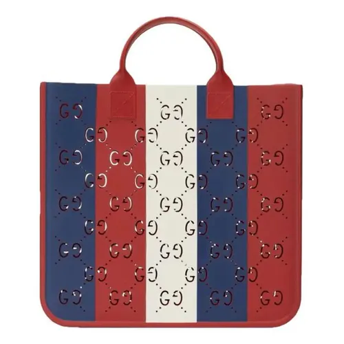 Túi xách Gucci Unisex - Túi Tote Gucci Rubber Tote Bag Phối Màu - Vua Hàng Hiệu