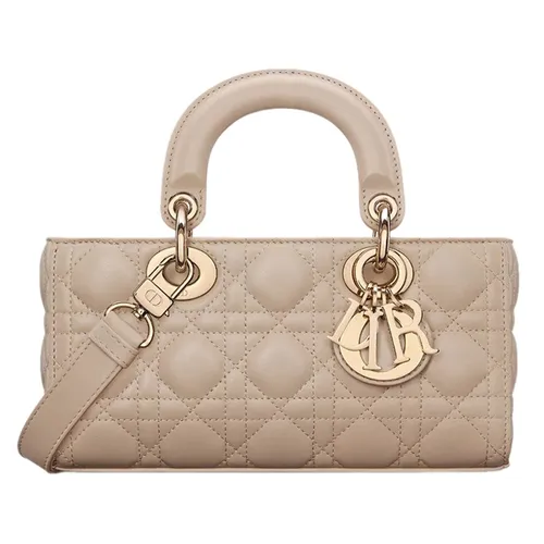 Túi xách Dior - Túi Xách Tay Nữ Dior Small Lady D-Joy Bag M0613ONGE M51U Màu Be - Vua Hàng Hiệu