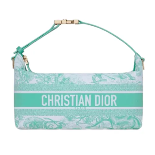 Túi xách Dior - Túi Xách Tay Nữ Dior Nomad Pouch In Aquamarina Handle Bag Màu Xanh Ngọc - Vua Hàng Hiệu
