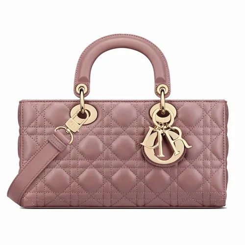 Túi xách Dior - Túi Xách Tay Nữ Dior Lady D-Joy Micro Bag Peony Pink S0910ONGE M81P Màu Hồng Gỗ - Vua Hàng Hiệu
