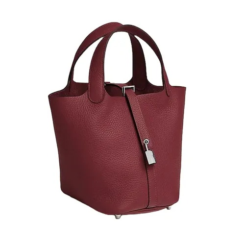 Túi xách Hermès - Túi Xách Tay Nữ Hermès Picotin 18 Rouge H Palladium Hardware Màu Đỏ Đô - Vua Hàng Hiệu