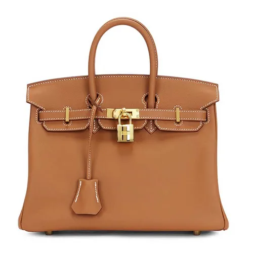 Túi xách Hermès - Túi Xách Tay Nữ Hermès Swift Birkin 25 Handbag Màu Nâu - Vua Hàng Hiệu