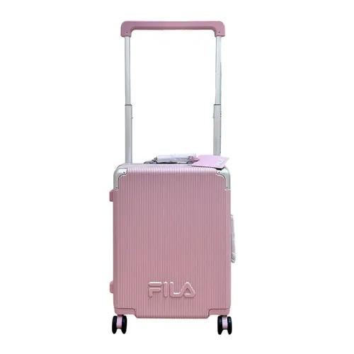Túi xách Hàn Quốc - Vali Fila Embossed Logo Màu Hồng Size 20 - Vua Hàng Hiệu