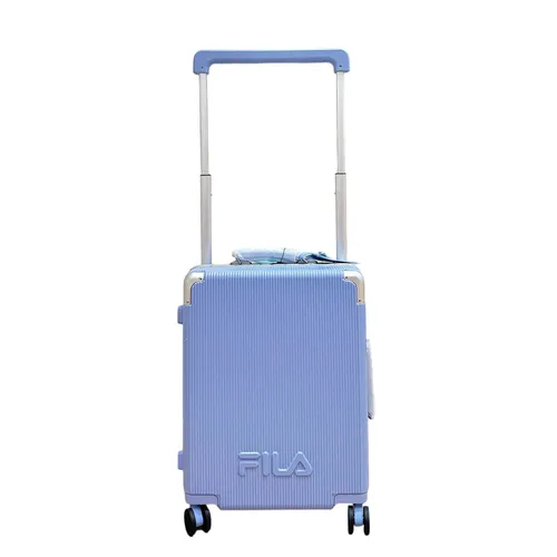 Túi xách Hàn Quốc - Vali Fila Embossed Logo Màu Xanh Blue Size 20 - Vua Hàng Hiệu