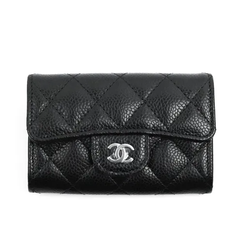 Túi xách Chanel - Ví Đựng Thẻ Nữ Chanel Classic Flap Card Holder Caviar Màu Đen - Vua Hàng Hiệu
