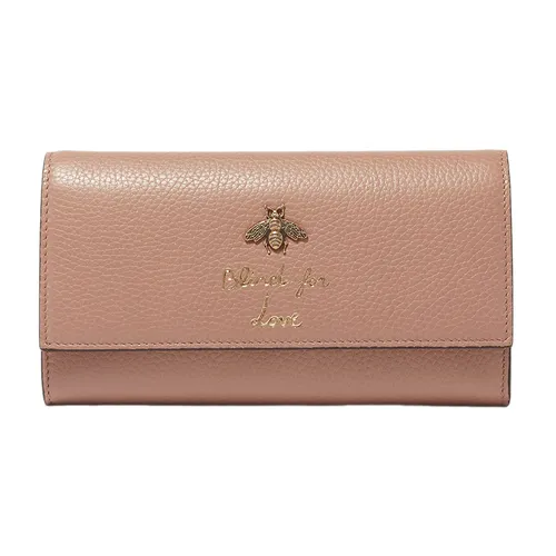 Ví Nữ Gucci Light-Pink Blind For Love Wallet Màu Hồng Nhạt