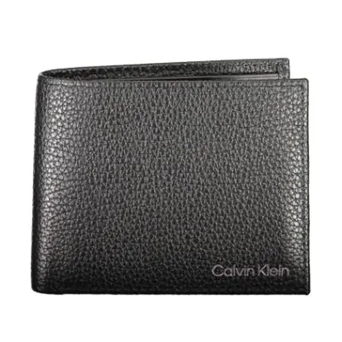 Túi xách Calvin Klein Nam Ví - Ví Nam Calvin Klein Leather Wallet K50K509994_NERO_BAX Màu Đen - Vua Hàng Hiệu