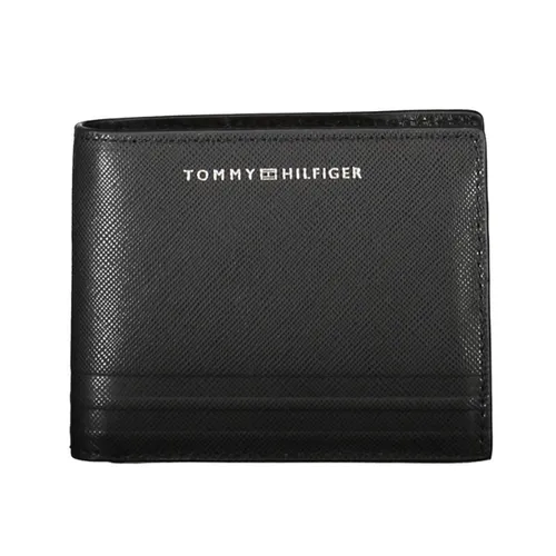 Túi xách Nam - Ví Nam Tommy Hilfiger Wallet AM0AM10981_D2902EA Màu Đen - Vua Hàng Hiệu