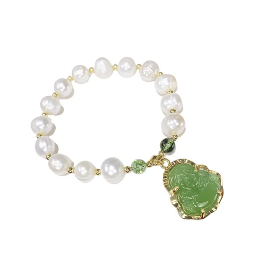 Trang sức Vòng đeo tay - Vòng Đeo Tay Nữ Kya Jewel Eternal Blessing JB19 Màu Trắng - Xanh - Vua Hàng Hiệu