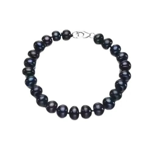 Trang sức Vòng đeo tay - Vòng Tay Nữ Kya Jewel Starless Night Pearl JSB5 Màu Đen - Vua Hàng Hiệu