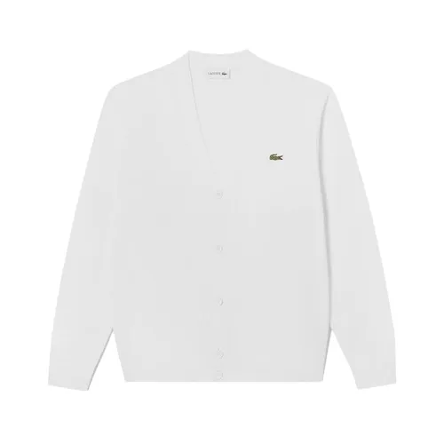 Áo Len Cardigan Lacoste AH203E-54G 001 Màu Trắng Size S - Thời trang - Vua Hàng Hiệu