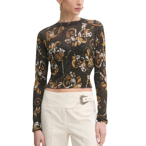 Áo Len Nữ Versace Jeans Couture Sweater 78HAFM21 CMN45 G89 Màu Đen Size M - Thời trang - Vua Hàng Hiệu