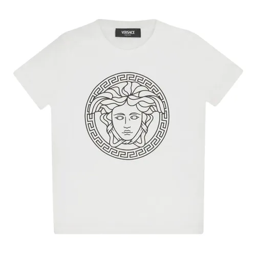 Áo Phông Trẻ Em Versace Jeans Couture Kids Medusa Crewneck T-Shirt 1000239 1A10165 2W020 Màu Trắng Size 14Y - Thời trang - Vua Hàng Hiệu