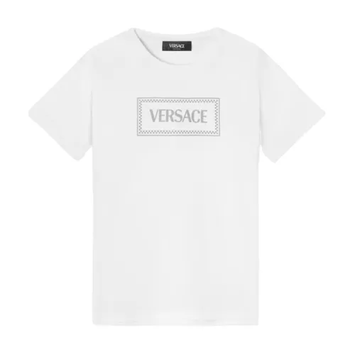 Áo Phông Trẻ Em Versace 90s Vintage Logo In WhiteT-Shirt 1018342 1A12976 2W450 Màu Trắng Size 14 - Thời trang - Vua Hàng Hiệu
