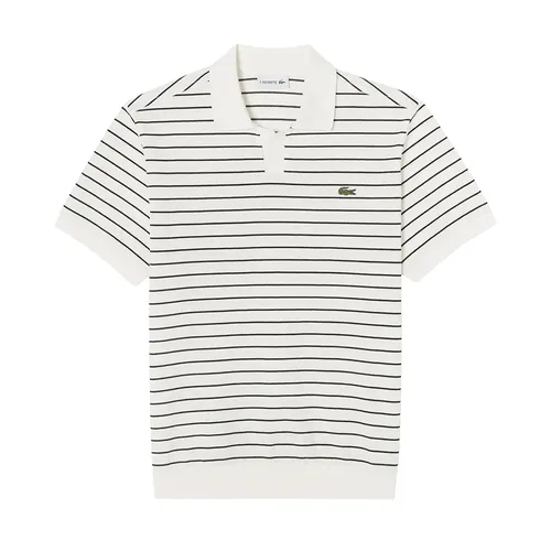 Thời trang - Áo Polo Lacoste Regular Fit– PH386E 001 Màu Đen Trắng Size 3 - Vua Hàng Hiệu