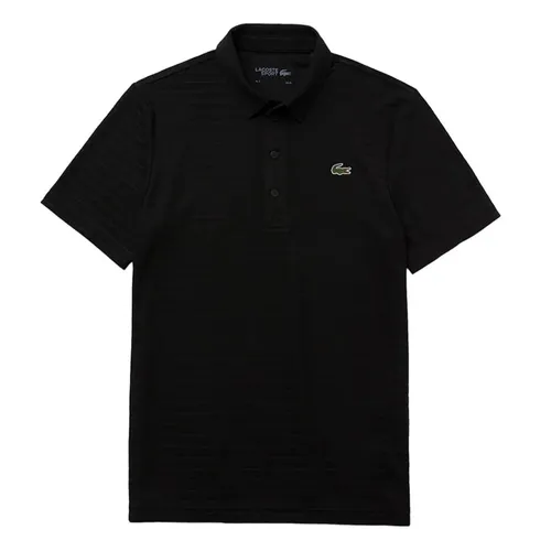 Áo Polo Nam Lacoste Sport Textured Breathable Golf DH6844 031 Màu Đen Size 2