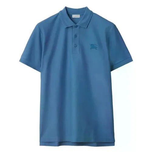 Thời trang Áo Polo - Áo Polo Nam Burberry 8003122 1002 Màu Xanh Size M - Vua Hàng Hiệu