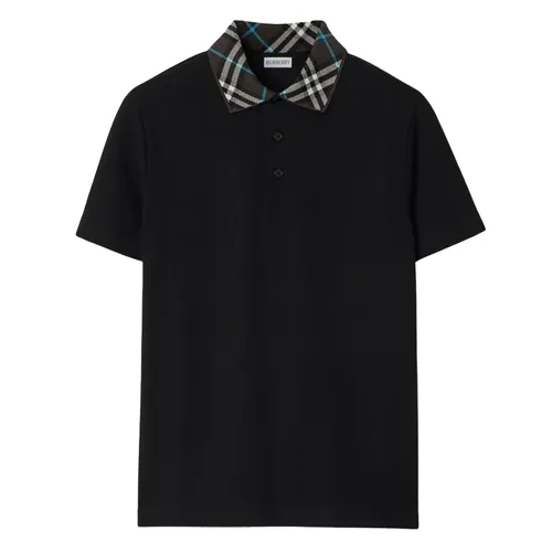 Áo Polo Nam Burberry Shirt Black 8103865 Màu Đen Size S
