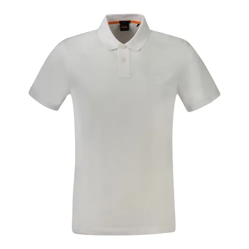 Hugo Boss - Áo Polo Nam Hugo Boss Slim Fit 50507803PASSENGER_BI100 Màu Trắng Size S - Vua Hàng Hiệu