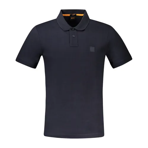Hugo Boss - Áo Polo Nam Hugo Boss Slim Fit 50507803PASSENGER_BL404 Màu Xanh Than Size M - Vua Hàng Hiệu
