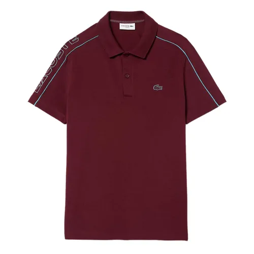 Thời trang Đỏ - Áo Polo Nam Lacoste Col Bord Cotes Short Sleeve Polo Shirt Red PH1426 Màu Đỏ Size 2 - Vua Hàng Hiệu