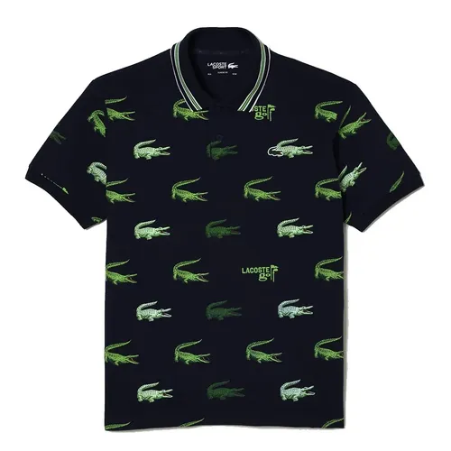 Thời trang Áo Polo - Áo Polo Nam Lacoste Golf Crocodile Print Polo Shirt DH5181 Màu Xanh Navy - Vua Hàng Hiệu