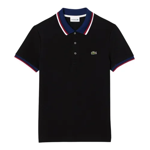 Áo Polo Nam Lacoste Men's Piqué Polo Shirt Regular Fit PH6351 031 Màu Đen Size 3 - Thời trang - Vua Hàng Hiệu
