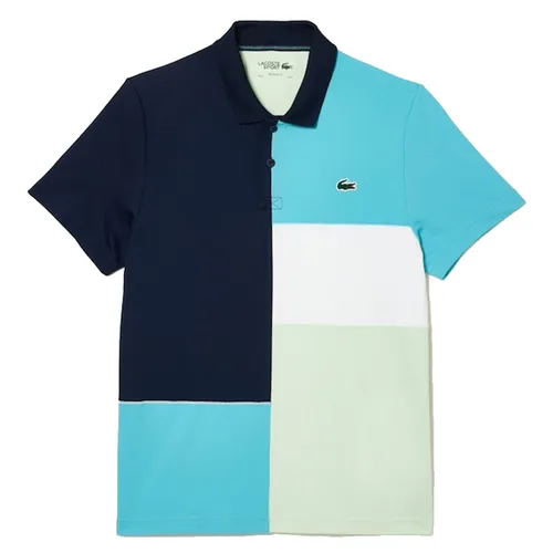 Thời trang Áo Polo - Áo Polo Nam Lacoste Men's Tennis Regular Fit De Fibra Reciclada DH1082-23-RIH Phối Màu Size 2 - Vua Hàng Hiệu