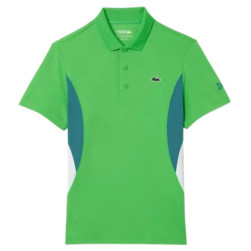 Thời trang Áo Polo - Áo Polo Nam Lacoste Men's Tennis X Novak Djokovic Fan Edition Straight Fit DH7330-IXU Màu Xanh Lá Size 4 - Vua Hàng Hiệu