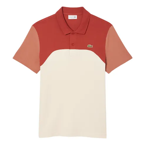 Thời trang Áo Polo - Áo Polo Nam Lacoste Regular Fit L.12.12 Petit Piqué PH2524 HBI Màu Trắng/Đỏ Size 3 - Vua Hàng Hiệu