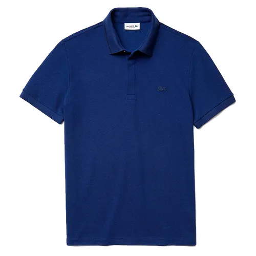 Thời trang Lacoste - Áo Polo Nam Lacoste Regular Men's Hidden Neckband Shirt LCST PH5060-HEW Màu Xanh Blue Size 2 - Vua Hàng Hiệu