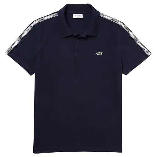 Lacoste Áo Polo - Áo Polo Nam Lacoste Shirt Branded Bands Regular PH7222 166 Dark Blue Màu Xanh Đen Size 2 - Vua Hàng Hiệu