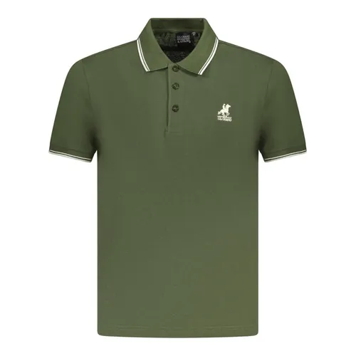 Thời trang Áo Polo - Áo Polo Nam U.S. Polo Assn. AU02659_VE16VERM Màu Xanh Rêu Size S - Vua Hàng Hiệu