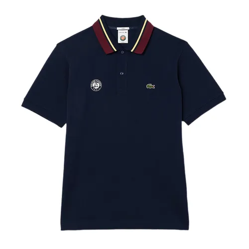 Áo Polo Unisex Lacoste Roland Garros Polo Shirt PH7901 10 166 Màu Xanh Navy Size 3