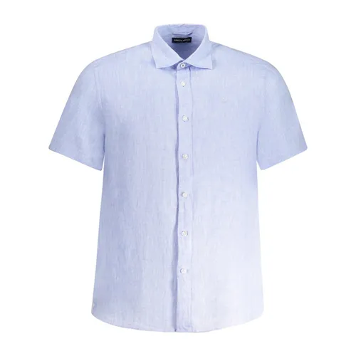 Thời trang Áo sơ mi - Áo Sơ Mi Cộc Tay Nam North Sails 664370000_AZ0757 Màu Xanh Nhạt Size S - Vua Hàng Hiệu