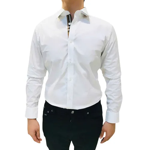 Áo Sơ Mi Nam Burberry Cotton Formal In White 8091432 Màu Trắng Size XS - Thời trang - Vua Hàng Hiệu
