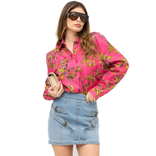 Thời trang - Áo Sơ Mi Nữ Versace 78HAL222 NS639 494 Màu Hồng Size 36 - Vua Hàng Hiệu
