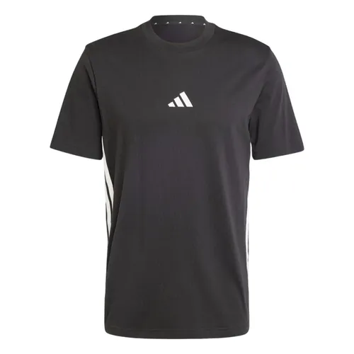 Thời trang - Áo Thun Nam Adidas Essentials 3Stripes Single Jersey T-Shirt JD1906 Màu Đen Size S - Vua Hàng Hiệu