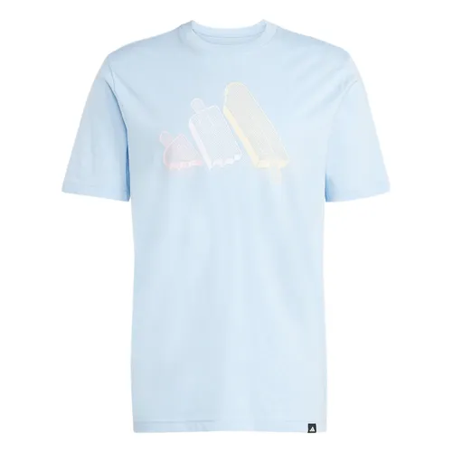 Thời trang - Áo Thun Nam Adidas Graphic Lounge Ice T-Shirt JJ4019 Màu Xanh Da Trời Size XL - Vua Hàng Hiệu