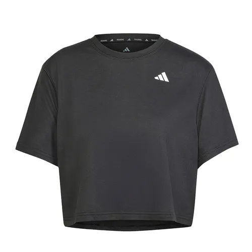 Thời trang Nữ - Áo Thun Nữ Adidas Boxy Train Essentials T-Shirt JC9555 Màu Đen Size S - Vua Hàng Hiệu