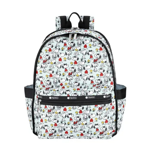 Túi xách - Balo LeSportsac Snoopy & Woodstock White Màu Trắng - Vua Hàng Hiệu