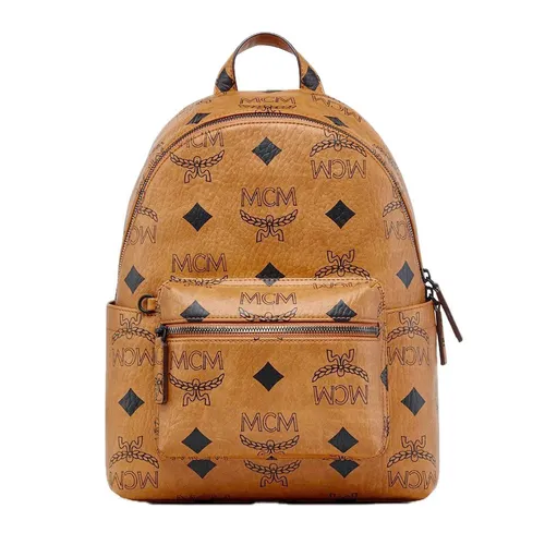 Túi xách Balo - Balo Nữ MCM Stark Backpack Cognac MMKESVE01CO001 Màu Nâu - Vua Hàng Hiệu